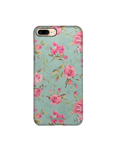 

CelfieDesign Teal & Pink Flowers iPhone 8 Plus Back Case