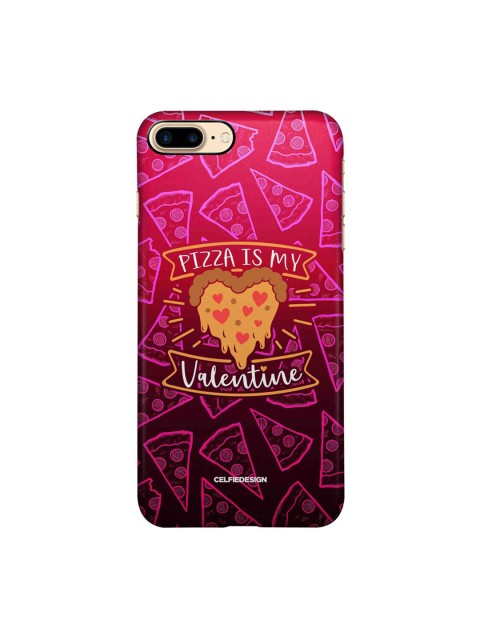 

Celfie DesignMulti-coloured Pizza Is My Valentine iPhone 8 plus Back Case, Multi