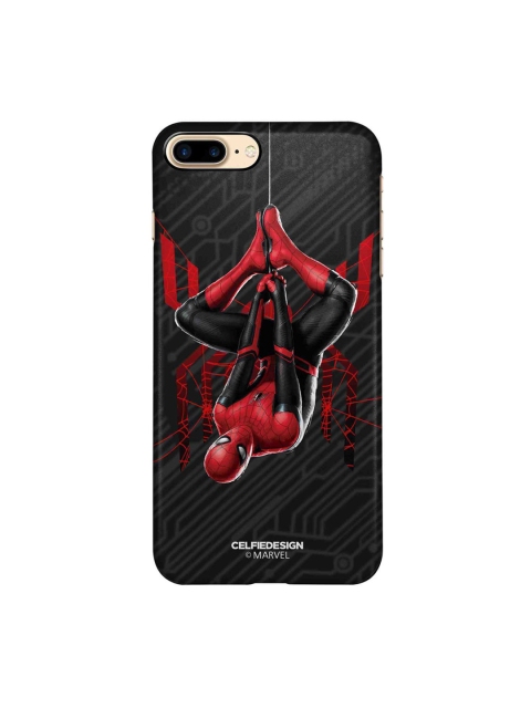 

CelfieDesign Spiderman Tingle Slim Case for iPhone 8 Plus back Cover, Black