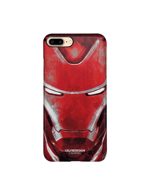 

CelfieDesign Red & Black Charcoal Art Iron Man iPhone 8 Plus Slim Back Case