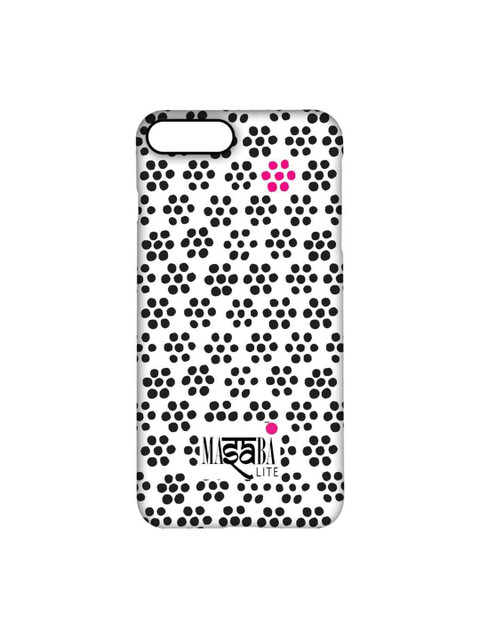 

CelfieDesign White & Black Masaba Boondi Print iPhone 8 Plus Slim Back Case