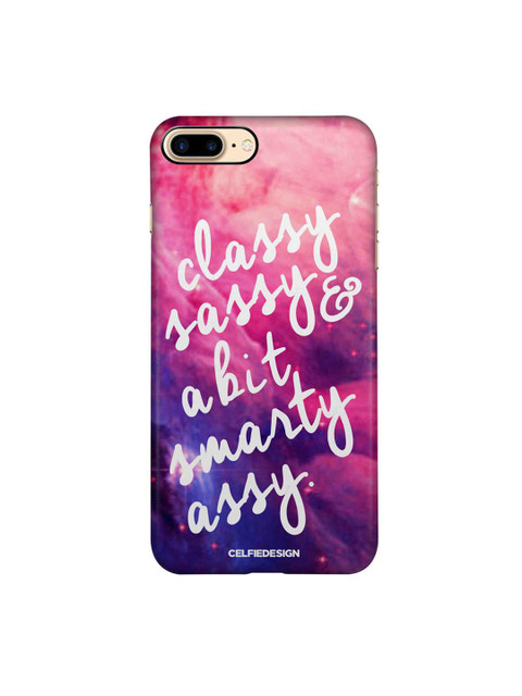 

CelfieDesign Pink & Blue iPhone 8 Plus Slim Back Case