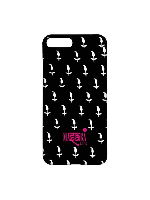 

CelfieDesign Black & White Masaba Leaf Motif iPhone 8 Plus Slim Back Case