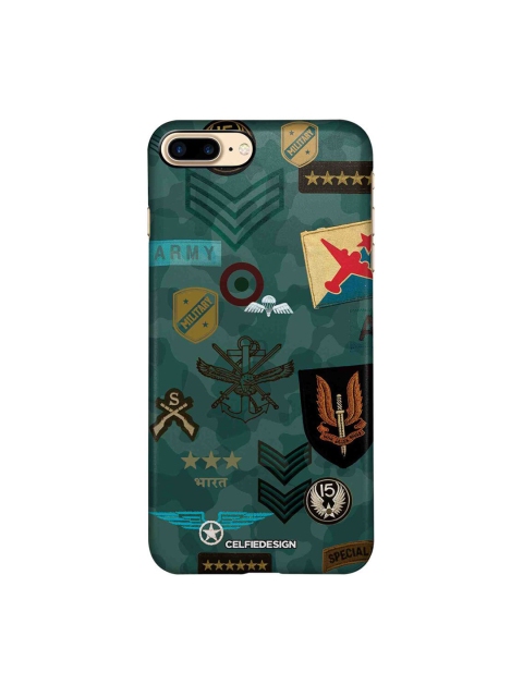 

CelfieDesign Blue & Gold Roger That iPhone 8 Plus Slim Back Case