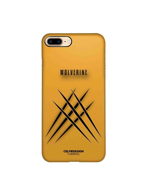 

CelfieDesign Yellow & Black Minimalistic Wolverine iPhone 8 Plus Slim Back Case
