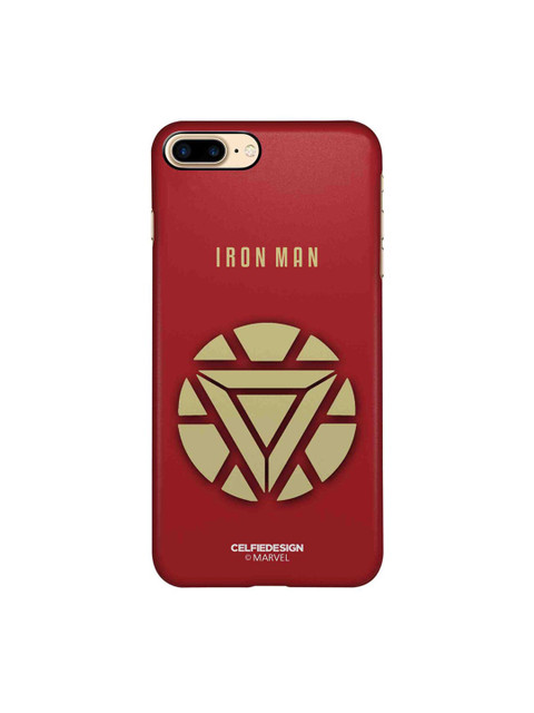 

CelfieDesign Red & Off-White Minimalistic Ironman iPhone 8 Plus Slim Back Case