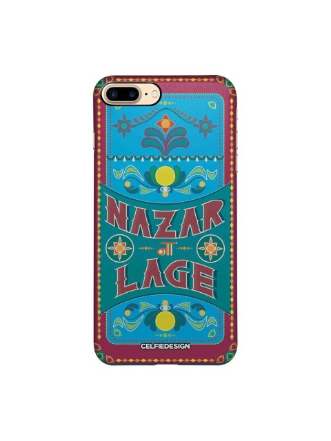 

CelfieDesign Blue & Pink Graphic Printing iPhone 8 Plus Sleek Back Case