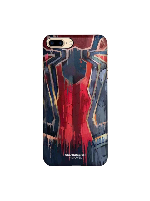 

CelfieDesign Red & Grey Grunge Spiderman Printed iPhone 8 Plus Slim Back Case