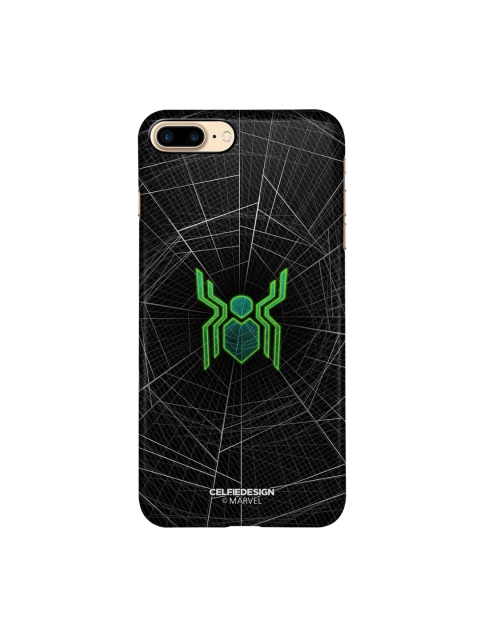 

CelfieDesign Black & Green Spiderman Logo Web iPhone 8 Plus Slim Back Case