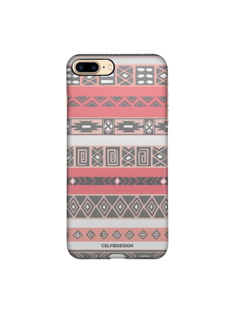 

CelfieDesign Pink & Grey iPhone 8 Plus Back Case