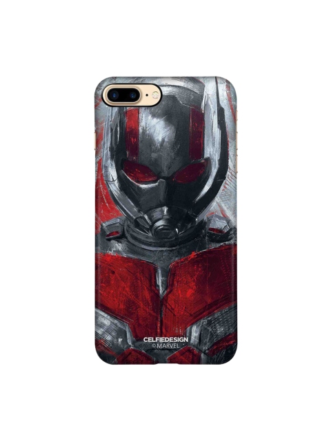 

CelfieDesign Red & Grey Charcoal Art Antman iPhone 8 plus Sleek Back Case