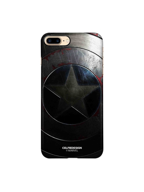 

CelfieDesign Grey & Red Rusted Captains Shield iPhone 8 plus Sleek Back Case