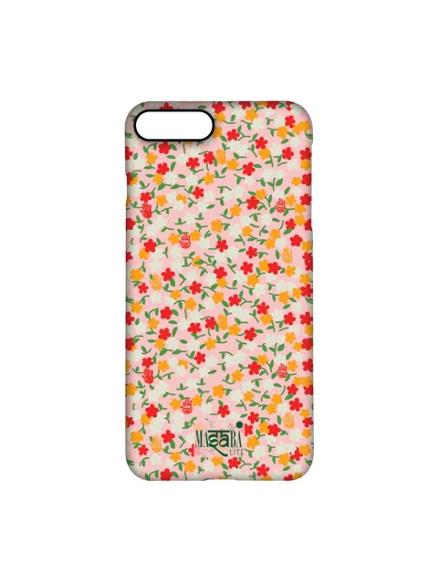 

CelfieDesign Yellow & Red Masaba Dense Floral iPhone 8 Plus Slim Back Case