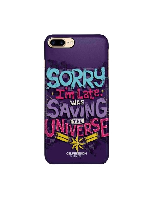 

CelfieDesign Purple & Blue Saving The Universe iPhone 8 Plus Slim Back Case