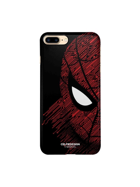 

CelfieDesign Multi-coloured Sketch Out Spiderman iPhone 8 Plus Slim Back Case, Black