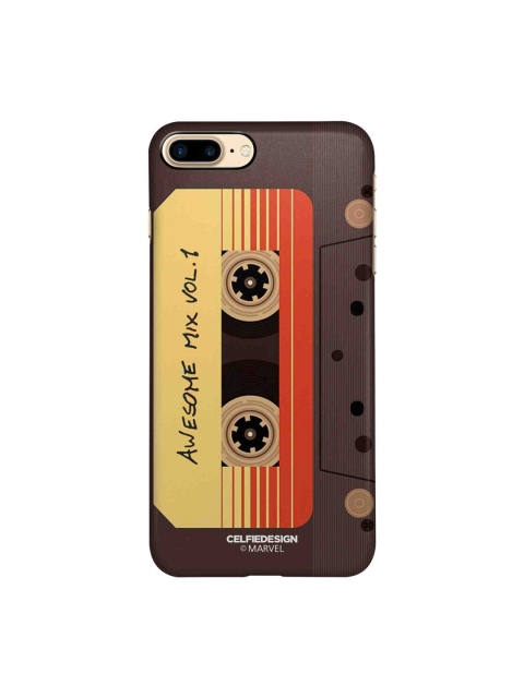 

CelfieDesign Yellow & Orange Awesome Mix Tape iPhone 8 Plus Slim Back Case