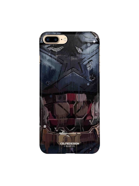 

CelfieDesign Navy Blue & Red Captain America iPhone 8 Plus Slim Back Case