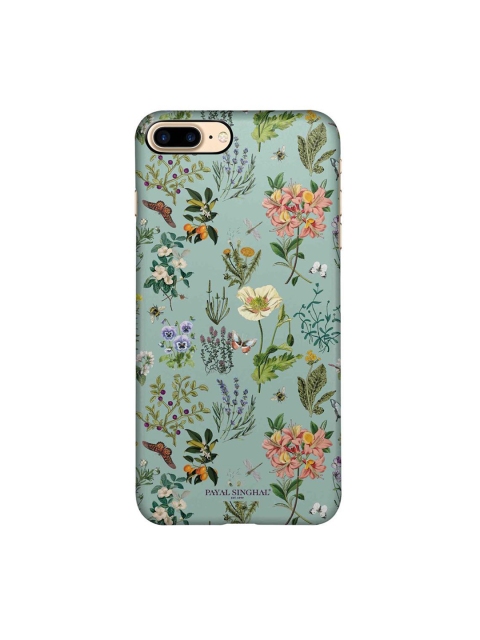 

CelfieDesign Turquoise Blue Printed Payal Singhal Titli iPhone 8 Plus Slim Back Case