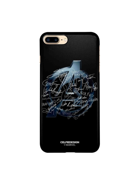 

CelfieDesign Black & Grey Avengers Nostalgia iPhone 8 Plus Slim Back Case