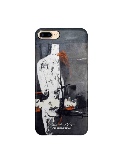 

CelfieDesign Grey & Red New Open World iPhone 8 Plus Slim Back Case