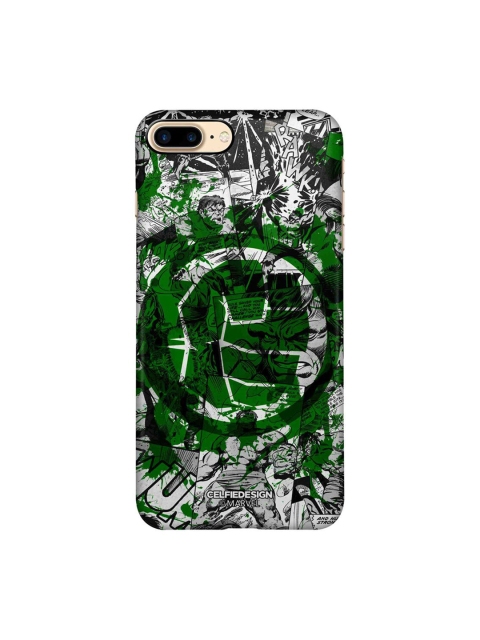 

CelfieDesign Grey & Green Splash Out Hulk Fist Plastic iPhone 8 Plus Back Case