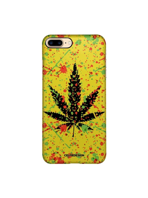 

CelfieDesign Multicolored Rasta Splash iPhone 8 Plus Slim Back Case, Multi