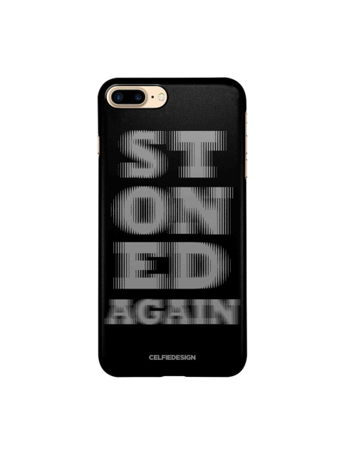 

CelfieDesign Black & Grey Stoned Again iPhone 8 Plus Slim Back Case
