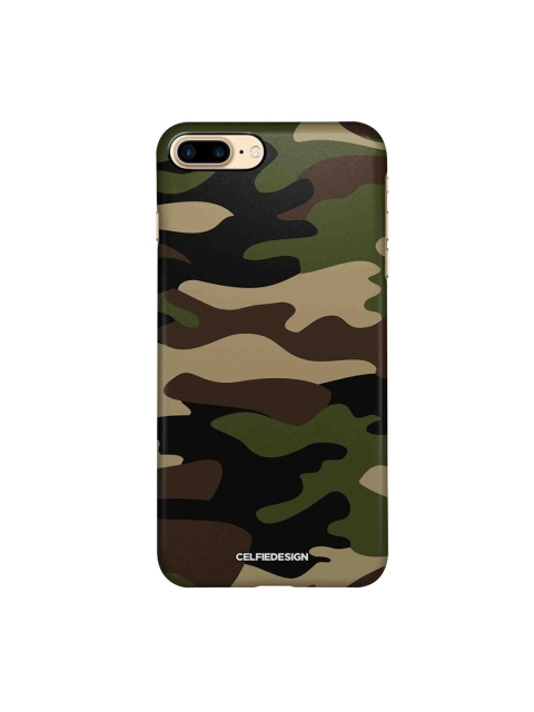 

CelfieDesign Multicolored Camo Military iPhone 8 Plus Slim Back Case, Multi