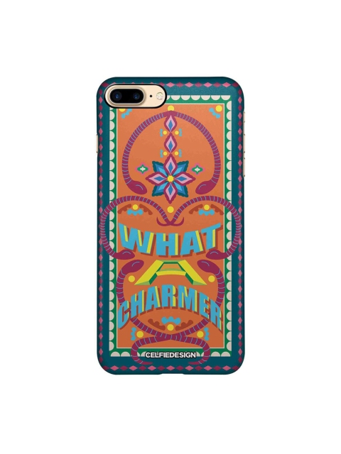 

CelfieDesign Blue & Orange Printed Plastic iPhone 8 Plus Back Case
