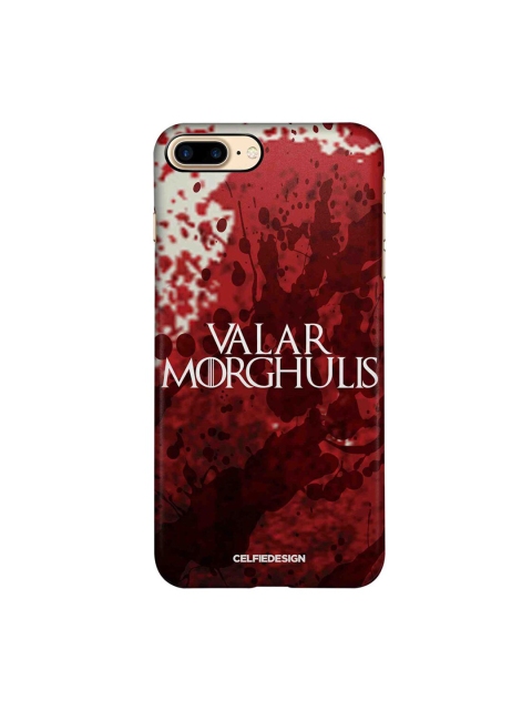 

CelfieDesign Red & White Valar Morghulis iPhone 8 Plus Slim Back Case