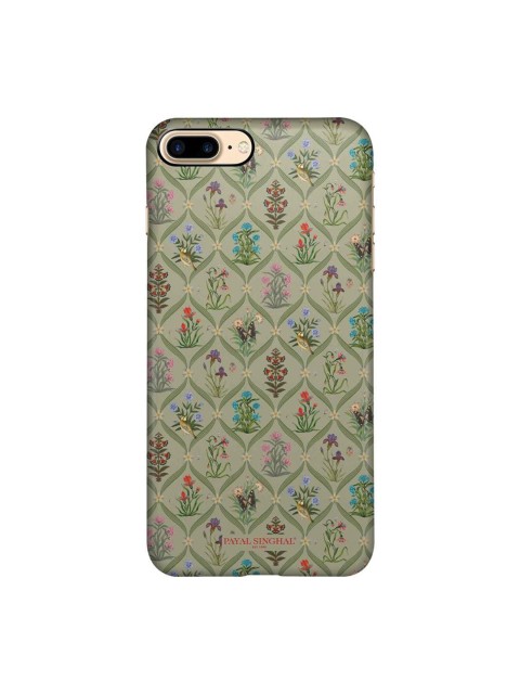 

CelfieDesign Green & Red Payal Singhal Mughal Motifs iPhone 8 Plus Slim Back Case