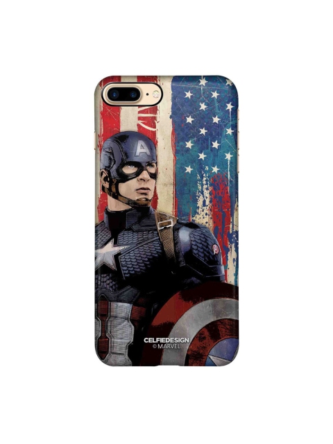 

CelfieDesign Blue & Red America Captain Plastic iPhone 8 Plus Back Case