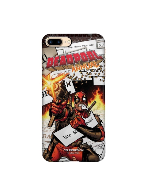 

CelfieDesign White & Black Comic Deadpool iPhone 8 Plus Slim Back Case