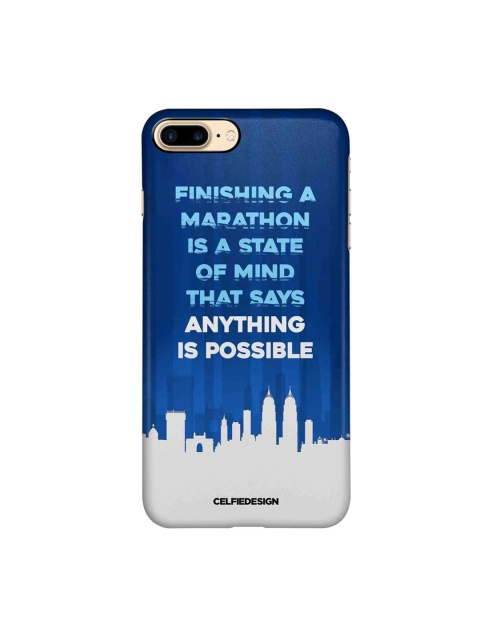 

CelfieDesign Blue & White Anything Is Possible iPhone 8 Plus Slim Back Case