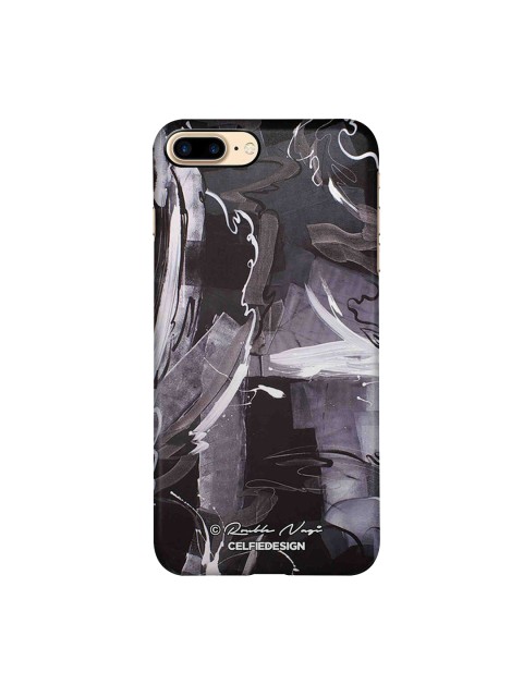 

CelfieDesign White & Black Flashback iPhone 8 Plus Slim Back Case