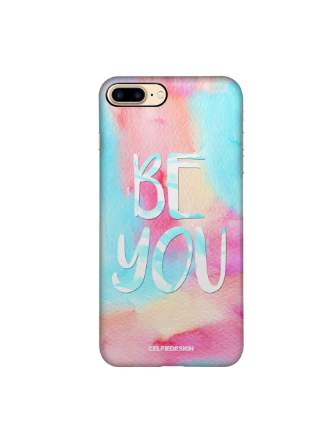 

CelfieDesign Blue & Pink iPhone 8 Plus Slim Back Case