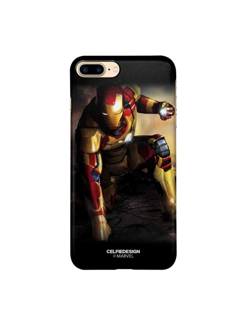 

CelfieDesign Black & Red Ironman iPhone 8 Plus Slim Back Case