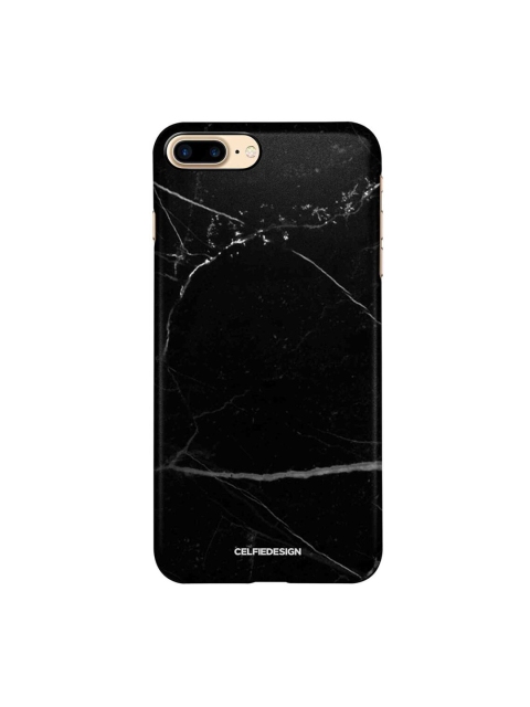

CelfieDesign Black Marble Noir iPhone 8 Plus Slim Back Case