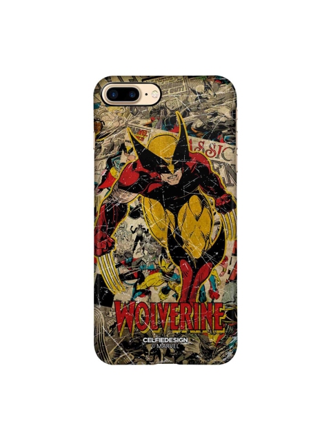 

CelfieDesign Beige & Red Comic Wolverine iPhone 8 Plus Slim Back Case