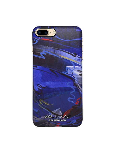 

CelfieDesign Blue & Black Happy Sky iPhone 8 Plus Slim Back Case
