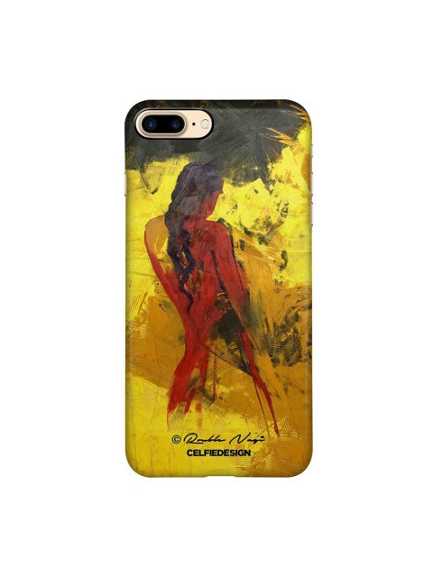 

CelfieDesign Black & Yellow Lady In Red iPhone 8 Plus Slim Back Case
