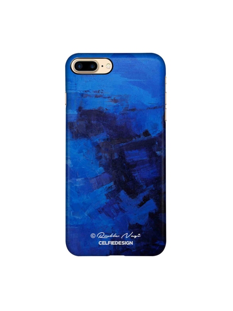 

CelfieDesign Blue & Black Printed Plastic iPhone 8 Plus Back Case