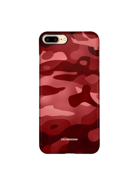

CelfieDesign Maroon & Pink Camouflage Printed Plastic iPhone 8 Plus Back Case