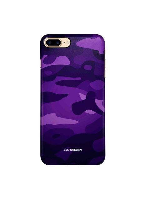 

CelfieDesign Pur[ple Printed Plastic iPhone 8 Plus Back Case, Purple