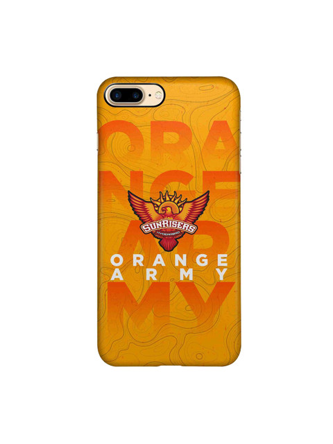 

CelfieDesign Orange & White Sunrisers Hyderabad Printed Plastic iPhone 8 Plus Back Case