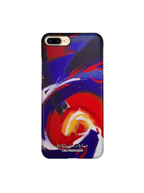 

CelfieDesign Blue & Red Printed Plastic iPhone 8 Plus Back Case