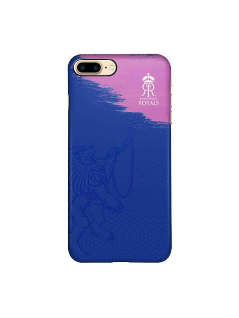 

CelfieDesign Blue & Purple Rajasthan Royals Crest Plastic iPhone 8 Plus Back Case