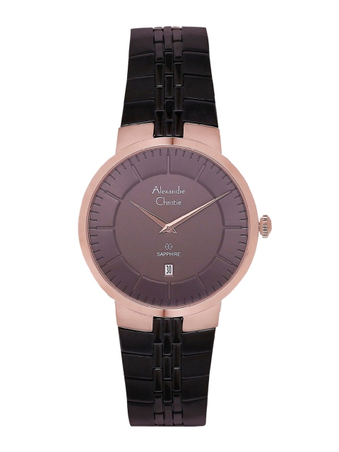 

Alexandre Christie Men Purple Dial & Black Straps Analogue Watch 8565MDBCABA