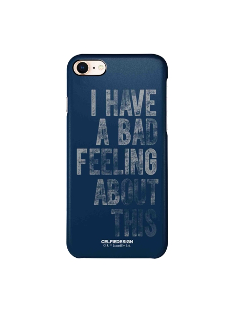 

CelfieDesign Blue & Grey Typography Printed iPhone 8 Back Case