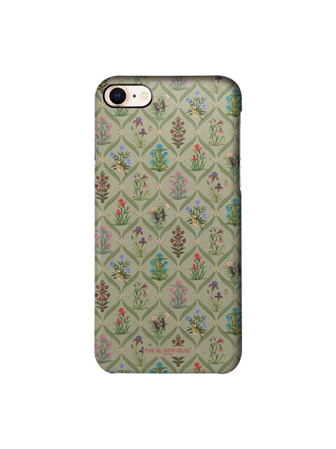 

CelfieDesign Beige & Green iPhone 8 Slim Back Case